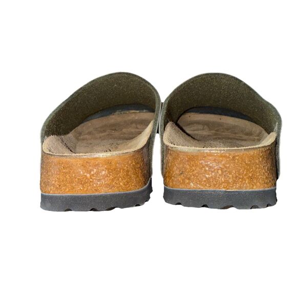 Birkenstock Gray Suede Mules - Picture 4 of 9